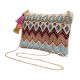 Multicolor Handcrafted Beaded Cotton Sling  Side Bag For Women 