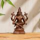 Indian Copper Statue of Lord Yoga Narasimha for Prayer Room