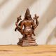 Indian Copper Statue of Lord Yoga Narasimha for Prayer Room