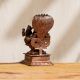 High Quality Copper Statue of Narasimha with Laxmi