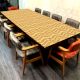 Brown Leaf Patterned Table Top for Decoration