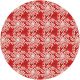 Beautiful Red Floral & Leaf Patterned Table Top