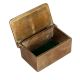 Small Handmade Brass Box in English Art