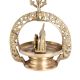 Vintage Brass Hanging Gajalakshmi Oil Lamp