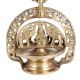 Vintage Brass Hanging Gajalakshmi Oil Lamp