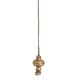 Handmade Brass Hanging Oil Lamp for Decor