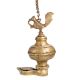Handmade Brass Hanging Oil Lamp for Decor