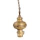 Handmade Brass Hanging Oil Lamp for Decor