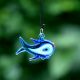 Assotrted Multicolor Glass Fish Christmas Tree Decorations Ornament Set of 10 Pcs