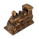 Metal Train Engine Statue in English Art