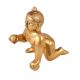 Golden Brass Baby Lord Krishna Statue