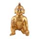 Golden Brass Baby Lord Krishna Statue