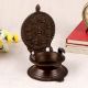 Brass Ganesha Lakshmi Oil Lamp for Pooja