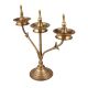 South Indian Brass Oil Lamp in Antique Finish