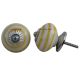 Old Yellow Striped Knob