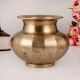 Golden Brass Lota or Water Pot in Shiny Finish