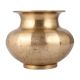 Golden Brass Lota or Water Pot in Shiny Finish