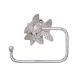 Set of 4 Silver Brass Butterfly Bathroom Hardware Accessories