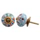 Mixed Floral Dresser Knob