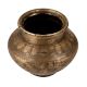 Rugged Brass Holy Water Pot for Home Decor