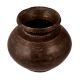 Dark Brown Brass Water Pot for Home & Office Decor