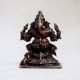 Handcrafted Copper Idol of Lord Ganesha for Home Temple