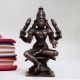 High-Quality Copper Murti of Goddess Lakshmi for Prayer Room