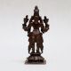 Handmade Lord Vishnu Copper Statue for Worship