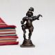 Handcrafted Copper Statue of Lord Krishna for Worship