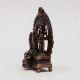 Handmade Lord Ram Darbar Copper Statue in Antique Finish