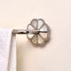 Silver Brass Mother of Pearl Bathroom Towel Bar