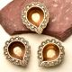 Brass Bud Shaped Decorative Border Diwali Diya Pack of 3
