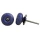 Purple Crackle Ceramic Drawer Knob