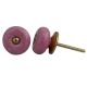 Pink Crackle Ceramic Cabinet Knob