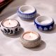 Handmade Tea Light Holders Made of Ceramic in Set of 4
