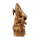 Handmade Antique Brown Lord Ganesha Statue for Worship