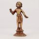 Small Brass Statue of Goddess Radha for Worship
