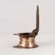 Handmade Small Brass Gajalakshmi Oil Lamp for Prayer Room
