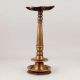 Indian Brass Oil Lamp in Antique Brown Finish