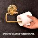 High-Quality Brass Tree Toilet Paper Holder for Bathroom