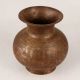 Vintage Brown Brass Water Pot for Home Decoration
