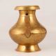 Glossy Golden Brass Water Pot with Spout