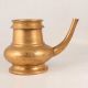 Golden Finish Brass Water Pot with Spout for Decor