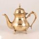 Glossy Golden Brass Kettle for Home & Office Decor