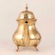 Glossy Golden Brass Kettle for Home & Office Decor