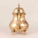 Glossy Golden Brass Kettle for Home & Office Decor