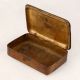 Vintage Rectangle-Shaped Brass Box for Decor