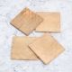 Brown Pattern Premium Wooden Coaster - Pack of 4