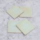 Premium Square Shaped Wooden Coasters - Pack of 4