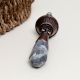 Dark Stone and Metal Teardrop Knob for Wardrobe and Cupboard